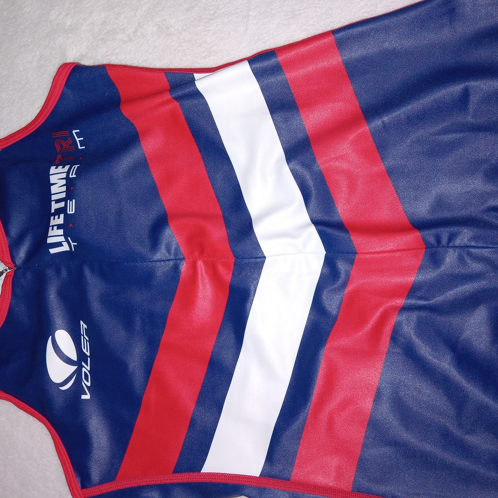 Voler Womens Triathlon Lifetime Trip Team Cycling Swimming Running Jersey Sz Sm - Picture 10 of 11